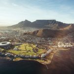 Aerial view of Cape Town, South Africa