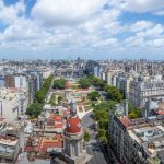 Aerial view of Downtown Buenos Aires